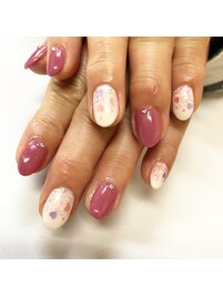 キャンペーンネイル ハート