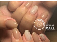 ブルージャムネイル(BLUE.JAM.nail)/キャンペーンデザイン　MAKI