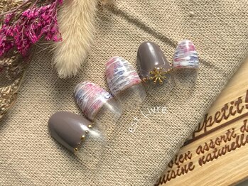 エストリブレ(estLivre)/もけもけニット風ネイル