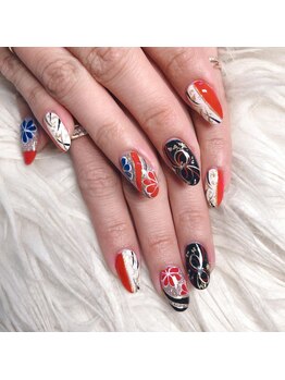 アレス 狛江店(ales)/水引ネイル