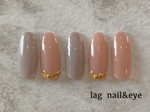 ラグ ネイルアンドアイ 草薙店(lag)/アートサンプル　くすみカラー