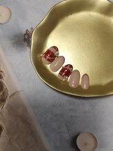 グリッター(Glitter)/クリスマスネイル