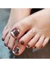 【FOOT】4本～6本desing　持ち込みOK　ジェルオフ無料★　¥7300～
