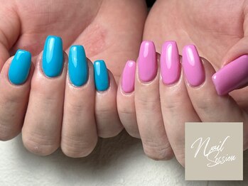 ネイルセッション(nail session)/夏に人気なワンカラー