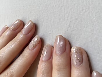 アメリアンドカシェット(Amelie&Cachette)/ブラダイルネイル：maika