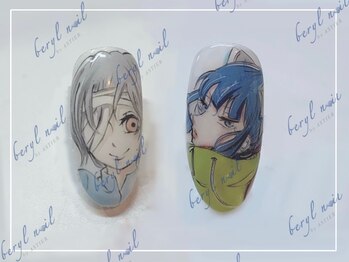 ベリルネイル バイ アスティエ(beryl nail by ASTIER)の写真/キャラクター/推しネイルの定額デザインあり◎"なりたい"理想のデザインを叶える施術でリピーター様多数！