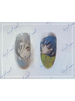 手描きアートが得意なサロン