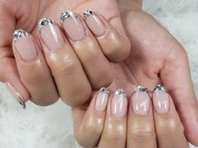 moqu.【モク】/ガラスフレンチネイル