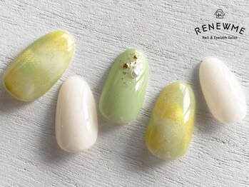 レニューム 1号店(RENEWME)の写真/ナチュラル～季節感・イベントを楽しみたい方にも！トレンドデザイン＆カラーを豊富にご用意しております♪