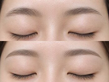 アルボーテ ルジェ 芦屋(Art BeAute' ROUGET)の写真/【JR芦屋徒歩2分】ハサミで１本１本カットし、お肌に優しい◎垢抜けと朝のメイク時短が同時に叶う♪