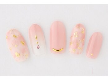 エムスラッシュ ネイル たまプラーザ(M.SLASH)/ピンクネイル