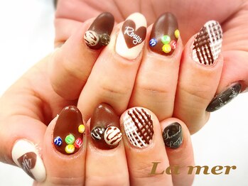 ラメール(La mer)/チョコネイル★ 8800円