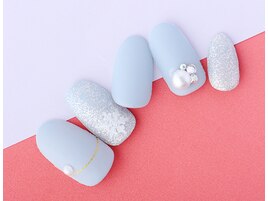 雪の結晶ネイル