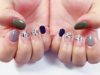 ビューティーネイル(Beauty Nail)/ツイードネイル