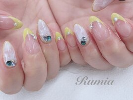 大理石風×フレンチ