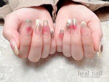 ヒールネイル(heal nail)/cheek×magグラデ×凹凸～