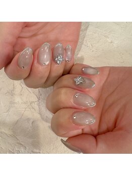 リアンスネイル ヴィヴィッド 岡山店(LianS nail ViViD)/ナチュラル+パーツ