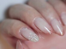 ネイルズ バイ ユイ 外苑前(Nails by Yui)/手描きアート桜ネイル