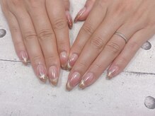 ネイル ビューティーマジック 葛西本店/マグネットフレンチネイル