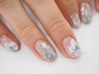オトナネイル(otona nail)/グラデーションフラワーネイル