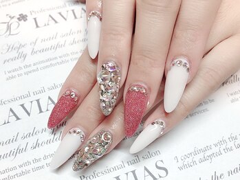 プロフェッショナル ネイルサロン ラヴィアス(LAVIAS)/【スカルプ】10本アートし放題