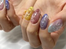 リリ(Rili)/カラフルニュアンスNail