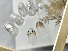 ペネイル(Pe nails)/ニュアンスネイルシルバー