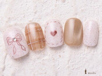 アイネイルズ 横浜WEST店(I-nails)/えんぴつアートチェック9480円
