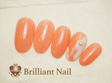 ブリリアント/クリームネイル