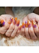 マニブルーム/アジアンな夏のデザインスカルプ