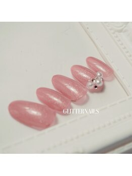グリッターネイル(GLITTER NAILS)/【定額ネイルコース】