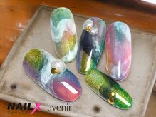 ネイリックス アヴェニール(NAILX avenir)/カラフルマグネットニュアンス