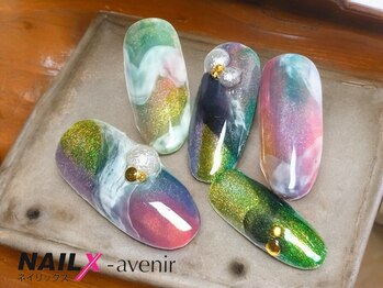 ネイリックス アヴェニール(NAILX avenir)/カラフルマグネットニュアンス