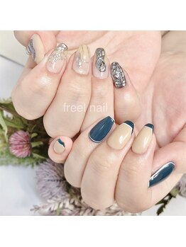フリールビューティー(freel Beauty)/アシメネイル