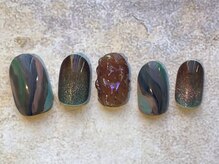 シープラスエー(C+A)/個性派ニュアンスボーダーネイル