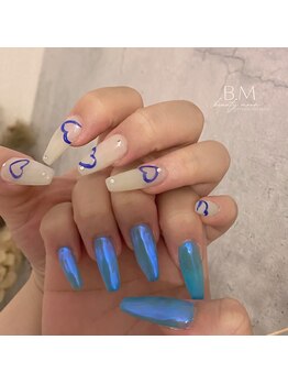 ハート&オーロラブルー*