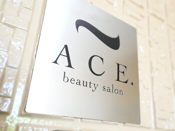 エース(ACE.)/この看板が目印