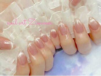 ネイルアート ジマー/シンプルマグネットフレンチ