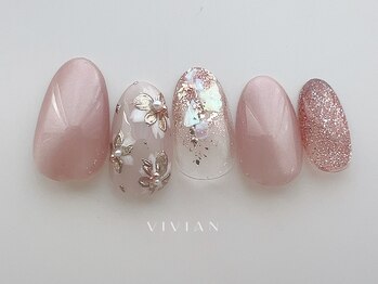 ヴィヴィアン ネイル(Vivian nail)/桜ネイル