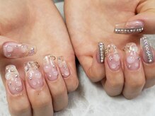 moqu.【モク】/クリアぷくぷくメタルネイル