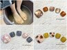 【フットバス込★当店人気】シーズントレンド定額フットネイル♪ ￥9,900