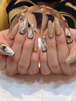 エスフィーネイルサロン ブリーユ(Esfy nailsalon Brille)/天然石風ネイル