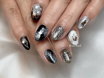 ディアネイル(dear.nail)/　ブラックニュアンス