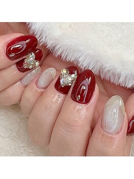 ボルドー×マグネット×キラキラ