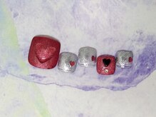 ネイルライフ(NailLife)/マグネットクリアハートフット