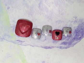 ネイルライフ(NailLife)/マグネットクリアハートフット