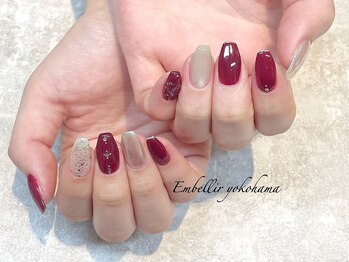 アンベリール 横浜店(Embellir)/クリスマスカラーネイル