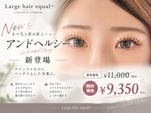 ラルジュヘアイコール(Large hair equal)