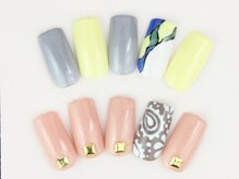 ライトネイルズ イバラキ(light nails IBARAKI)/ワンポイントにアートネイル♪