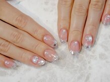 ラルネイル 大宮(Lull. nail)/＃ブライダル＃ガラスフレンチ